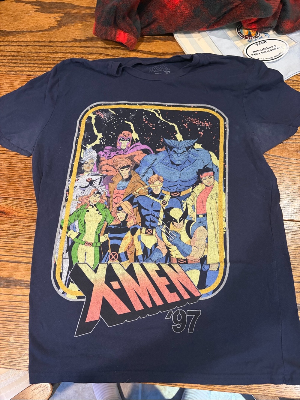 X-Men Graphic Tee - Navy with Multicolor Print